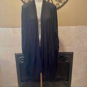 Akemi + Kin Blk Drape Lightweight Cardigan